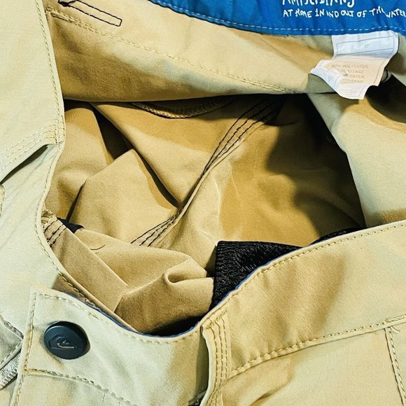 Quiksilver Amphibian Gray Board Shorts Walkshorts For the Water Or Land 27 Swim - Picture 8 of 9